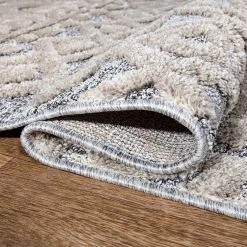 Modern Geometric Moroccan High-Low Beige 5 ft. x 7 ft. Area Rug by World Rug Gallery 15 Modern Geometric Moroccan High-Low Beige 5 ft. x 7 ft. Area Rug by World Rug Gallery -Shaw stor online beige world rug gallery area rugs 4011beige5x7 44 1000