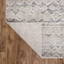 Modern Geometric Moroccan High-Low Beige 5 ft. x 7 ft. Area Rug by World Rug Gallery 11 Modern Geometric Moroccan High-Low Beige 5 ft. x 7 ft. Area Rug by World Rug Gallery -Shaw stor online beige world rug gallery area rugs 4011beige5x7 66 1000