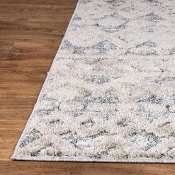 Modern Geometric Moroccan High-Low Beige 5 ft. x 7 ft. Area Rug by World Rug Gallery 16 Modern Geometric Moroccan High-Low Beige 5 ft. x 7 ft. Area Rug by World Rug Gallery -Shaw stor online beige world rug gallery area rugs 4011beige5x7 fa 1000