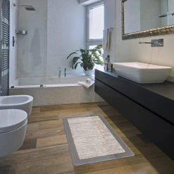 Frame Textline Beige 18 in. x 30 in. Anti-Fatigue Standing Mat by World Rug Gallery 10 Frame Textline Beige 18 in. x 30 in. Anti-Fatigue Standing Mat by World Rug Gallery -Shaw stor online beige world rug gallery kitchen mats 1037beige18x30 1f 1000