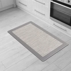 Frame Textline Beige 18 in. x 30 in. Anti-Fatigue Standing Mat by World Rug Gallery 11 Frame Textline Beige 18 in. x 30 in. Anti-Fatigue Standing Mat by World Rug Gallery -Shaw stor online beige world rug gallery kitchen mats 1037beige18x30 31 1000