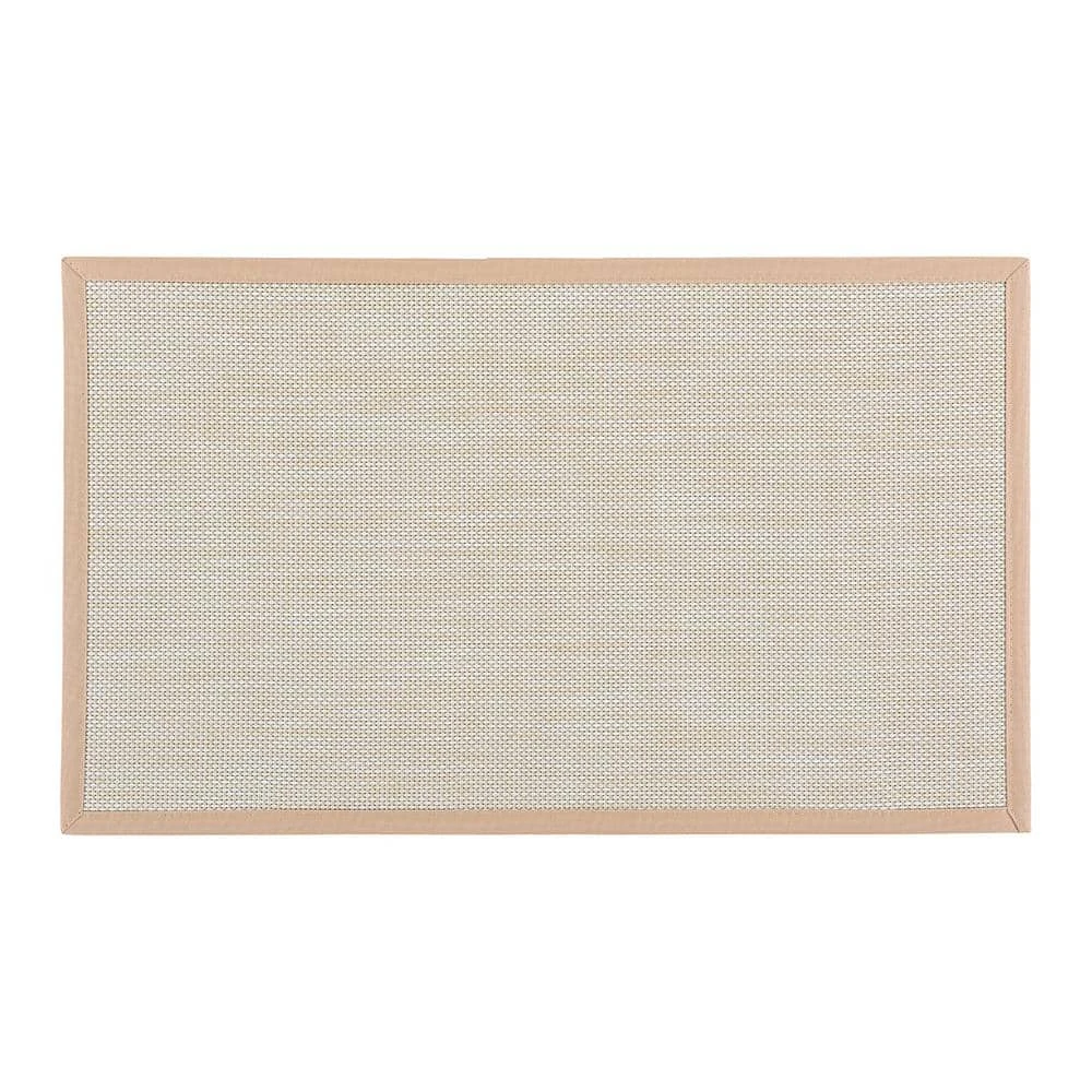 Basketweave Beige 18 in. x 30 in. Anti-Fatigue Standing Mat by World Rug Gallery 1 Basketweave Beige 18 in. x 30 in. Anti-Fatigue Standing Mat by World Rug Gallery