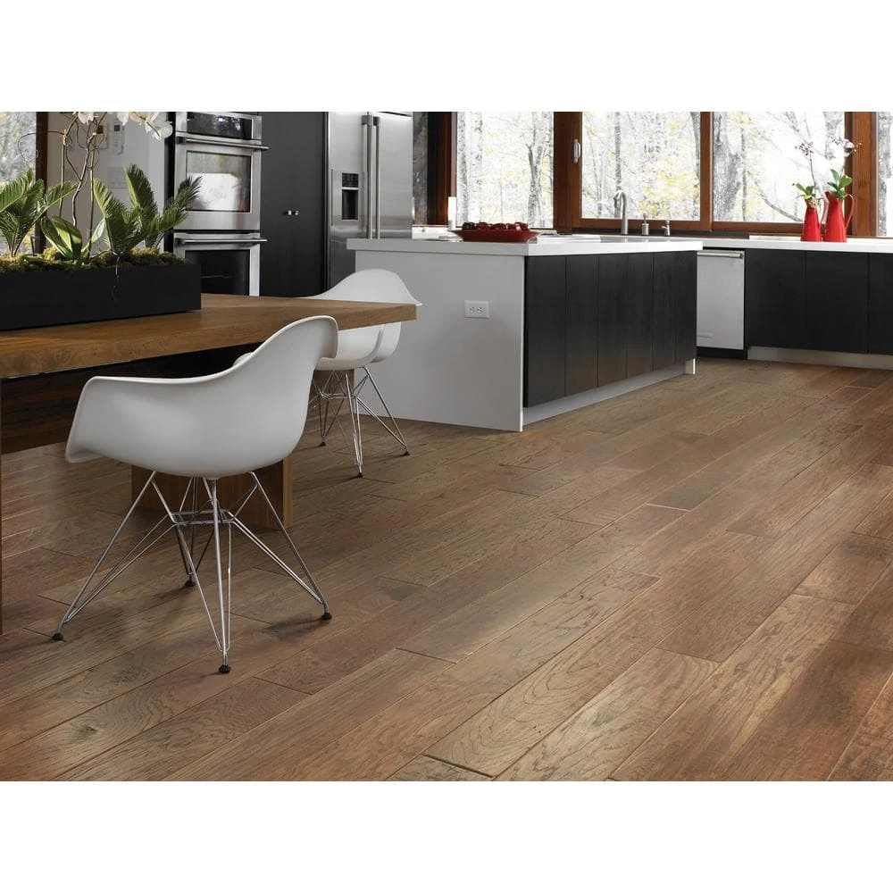 Canyon Hickory 6-3/8 in. W Bison Engineered Hardwood Flooring (30.48 sq. ft./case) by Shaw 3 Canyon Hickory 6-3/8 in. W Bison Engineered Hardwood Flooring (30.48 sq. ft./case) by Shaw - Image 3