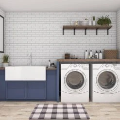 Checkered Plaid Black 18 in. x 30 in. Anti-Fatigue Standing Mat by World Rug Gallery 9 Checkered Plaid Black 18 in. x 30 in. Anti-Fatigue Standing Mat by World Rug Gallery -Shaw stor online black world rug gallery kitchen mats 1004black18x30 4f 1000