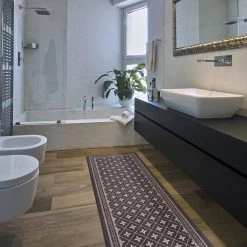 Border Black 18 in. x 47 in. Anti-Fatigue Standing Mat by World Rug Gallery 10 Border Black 18 in. x 47 in. Anti-Fatigue Standing Mat by World Rug Gallery -Shaw stor online black world rug gallery kitchen mats 1024black18x47 1f 1000