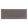 Border Black 18 in. x 47 in. Anti-Fatigue Standing Mat by World Rug Gallery