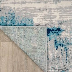 Distressed Contemporary Blue 7 ft. 10 in. x 10 ft. Area Rug by World Rug Gallery 8 Distressed Contemporary Blue 7 ft. 10 in. x 10 ft. Area Rug by World Rug Gallery -Shaw stor online blue world rug gallery area rugs 235blue8x10 66 1000
