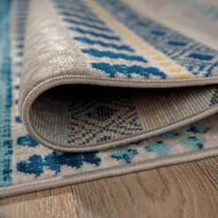 Boho Tribal Geometric Blue 7 ft. 10 in. x 10 ft. Area Rug by World Rug Gallery 9 Boho Tribal Geometric Blue 7 ft. 10 in. x 10 ft. Area Rug by World Rug Gallery -Shaw stor online blue world rug gallery area rugs 244blue8x10 c3 1000