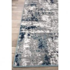 Contemporary Abstract Blue 7 ft. 10 in. x 10 ft. Area Rug by World Rug Gallery 13 Contemporary Abstract Blue 7 ft. 10 in. x 10 ft. Area Rug by World Rug Gallery -Shaw stor online blue world rug gallery area rugs 915blue8x10 1f 1000