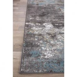 Vintage Distressed Abstract Blue 2 ft. x 3 ft. Area Rug by World Rug Gallery -Shaw stor online blue world rug gallery area rugs 927blue2x3 4f 1000
