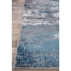Distressed Modern Abstract Watercolor Blue 7 ft. 10 in. x 10 ft. Area Rug by World Rug Gallery 13 Distressed Modern Abstract Watercolor Blue 7 ft. 10 in. x 10 ft. Area Rug by World Rug Gallery -Shaw stor online blue world rug gallery area rugs 928blue8x10 4f 1000