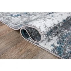 Distressed Modern Abstract Watercolor Blue 7 ft. 10 in. x 10 ft. Area Rug by World Rug Gallery 12 Distressed Modern Abstract Watercolor Blue 7 ft. 10 in. x 10 ft. Area Rug by World Rug Gallery -Shaw stor online blue world rug gallery area rugs 928blue8x10 c3 1000