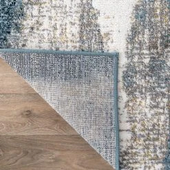 Contemporary Abstract Waves Blue 7 ft. 10 in. x 10 ft. Area Rug by World Rug Gallery 10 Contemporary Abstract Waves Blue 7 ft. 10 in. x 10 ft. Area Rug by World Rug Gallery -Shaw stor online blue world rug gallery area rugs 933blue8x10 66 1000