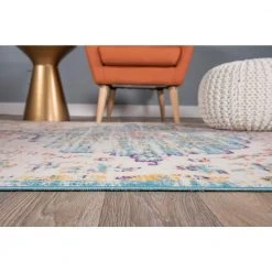 Vintage Traditional Bohemian 5 ft. x 7 ft. Blue Area Rug by World Rug Gallery -Shaw stor online blue world rug gallery area rugs mon837blue5x7 c3 1000