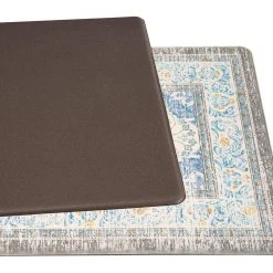 Blue 18 in. x 47 in. Persian Traditional Anti Fatigue Standing Mat by World Rug Gallery 8 Blue 18 in. x 47 in. Persian Traditional Anti Fatigue Standing Mat by World Rug Gallery -Shaw stor online blue world rug gallery kitchen mats 999blue18x47 66 1000