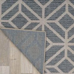 Bahama Blue 7 ft. 10 in. x 10 ft. Modern Contemporary Geometric Indoor/Outdoor Area Rug by World Rug Gallery 7 Bahama Blue 7 ft. 10 in. x 10 ft. Modern Contemporary Geometric Indoor/Outdoor Area Rug by World Rug Gallery -Shaw stor online blue world rug gallery outdoor rugs 411blue8x10 66 1000