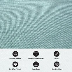 Blue 7 ft. 10 in. x 10 ft. Solid Flatweave Waterproof Backyard Indoor/Outdoor Area Rug by World Rug Gallery 15 Blue 7 ft. 10 in. x 10 ft. Solid Flatweave Waterproof Backyard Indoor/Outdoor Area Rug by World Rug Gallery -Shaw stor online blue world rug gallery outdoor rugs 5009blue8x10 4f 1000