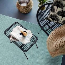 Blue 7 ft. 10 in. x 10 ft. Solid Flatweave Waterproof Backyard Indoor/Outdoor Area Rug by World Rug Gallery 17 Blue 7 ft. 10 in. x 10 ft. Solid Flatweave Waterproof Backyard Indoor/Outdoor Area Rug by World Rug Gallery -Shaw stor online blue world rug gallery outdoor rugs 5009blue8x10 fa 1000