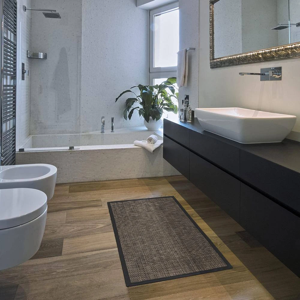 Border Brown 18 in. x 30 in. Anti-Fatigue Standing Mat by World Rug Gallery 5 Border Brown 18 in. x 30 in. Anti-Fatigue Standing Mat by World Rug Gallery - Image 5