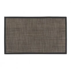 Border Brown 18 in. x 30 in. Anti-Fatigue Standing Mat by World Rug Gallery