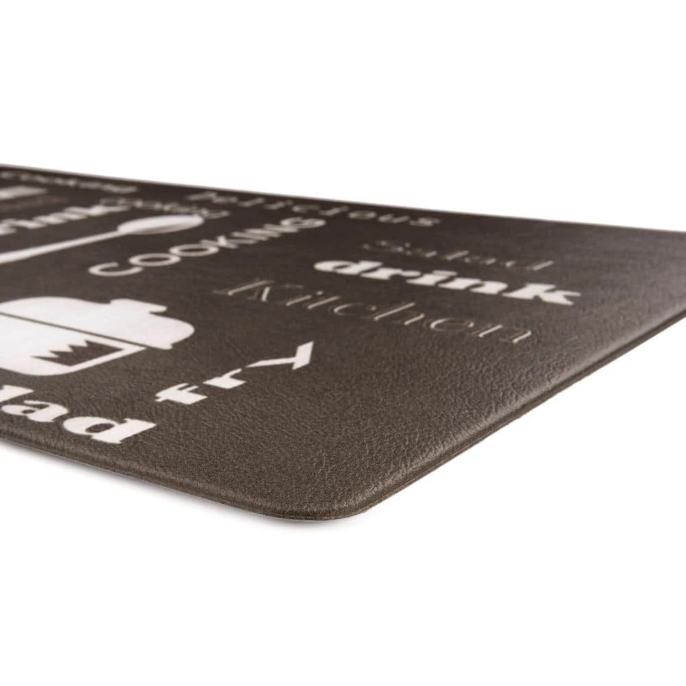 Anti Fatigue 18 in. X 47 in. Brown Kitchen Mat by World Rug Gallery 2 Anti Fatigue 18 in. X 47 in. Brown Kitchen Mat by World Rug Gallery - Image 2