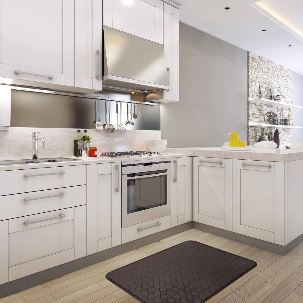 Checkered Boxes 20 in. X 30 in. Brown Anti-Fatigue Mat by World Rug Gallery 6 Checkered Boxes 20 in. X 30 in. Brown Anti-Fatigue Mat by World Rug Gallery - Image 6