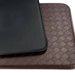 Checkered Boxes 20 in. X 30 in. Brown Anti-Fatigue Mat by World Rug Gallery 8 Checkered Boxes 20 in. X 30 in. Brown Anti-Fatigue Mat by World Rug Gallery -Shaw stor online brown world rug gallery kitchen mats 871brown20x30 66 1000