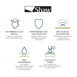 Primavera 7 in. W Cameo Click Lock Luxury Vinyl Plank Flooring (18.91 sq. ft./case) by Shaw 17 Primavera 7 in. W Cameo Click Lock Luxury Vinyl Plank Flooring (18.91 sq. ft./case) by Shaw -Shaw stor online cameo shaw vinyl plank flooring hd86700594 44 1000