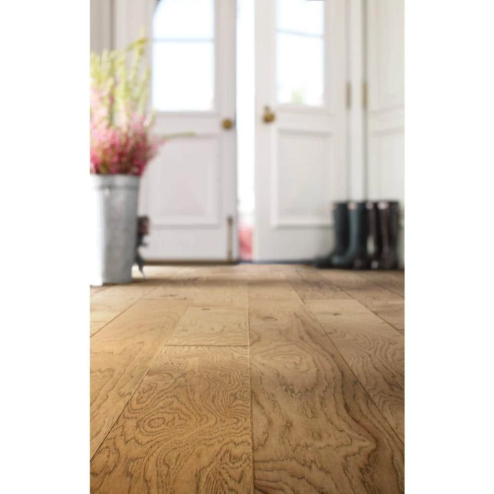 Kings Ranch 6-3/8 in. W Camfield Engineered Hickory Hardwood Flooring (30.48 sq. ft./case) by Shaw 4 Kings Ranch 6-3/8 in. W Camfield Engineered Hickory Hardwood Flooring (30.48 sq. ft./case) by Shaw - Image 4