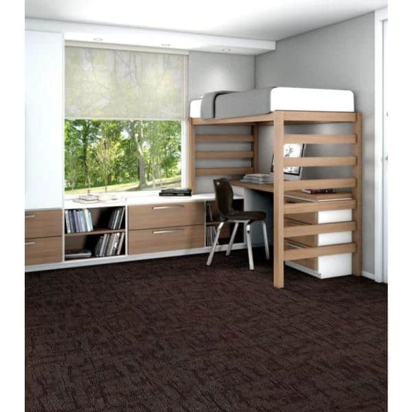 Oneida Red Commercial 24 in. x 24 Glue-Down Carpet Tile (20 Tiles/Case) 80 sq. ft. by Shaw 2 Oneida Red Commercial 24 in. x 24 Glue-Down Carpet Tile (20 Tiles/Case) 80 sq. ft. by Shaw - Image 2