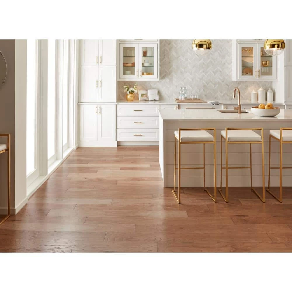 Olympia 6-3/8 in. W Cider Engineered Hickory Hardwood Flooring (30.48 sq. ft./case) by Shaw 2 Olympia 6-3/8 in. W Cider Engineered Hickory Hardwood Flooring (30.48 sq. ft./case) by Shaw - Image 2
