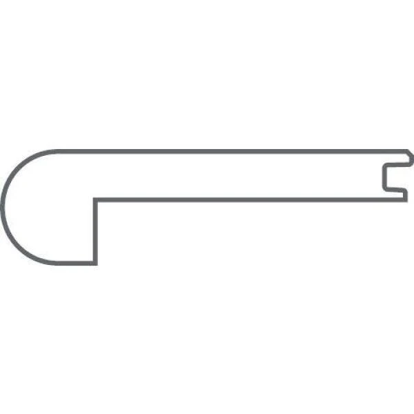Cinnamon Oak 3/8 in. T x 2-3/4 in. W x 78 in. L Stair Nose Molding by Shaw 4 Cinnamon Oak 3/8 in. T x 2-3/4 in. W x 78 in. L Stair Nose Molding by Shaw - Image 4