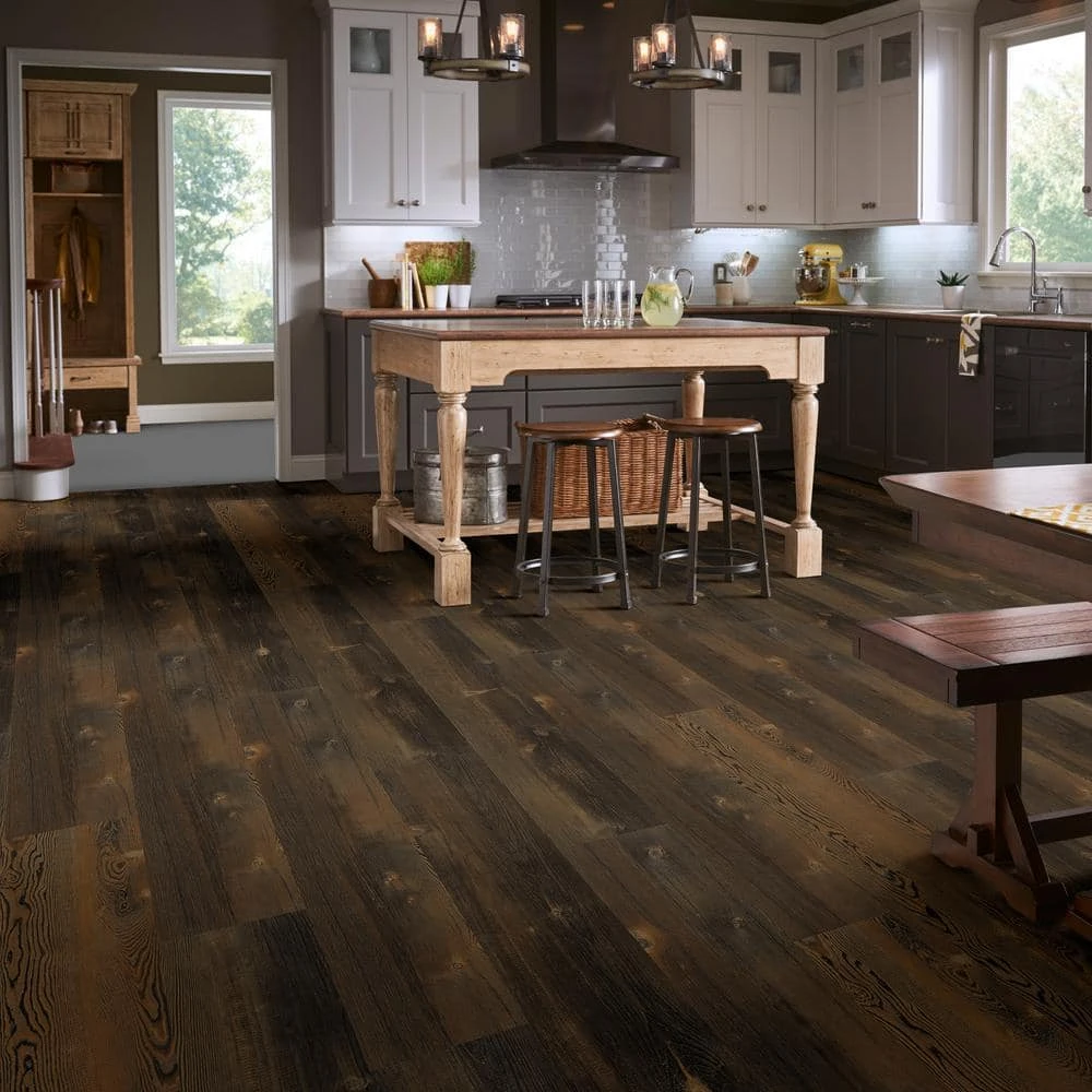 Pinebrooke 9 in. W Clay Click Lock Luxury Vinyl Plank Flooring (21.79 sq. ft./case) by Shaw 2 Pinebrooke 9 in. W Clay Click Lock Luxury Vinyl Plank Flooring (21.79 sq. ft./case) by Shaw - Image 2