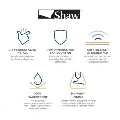 Sydney 7 in. W Clove Click Lock Luxury Vinyl Plank Flooring (18.91 sq. ft./case) by Shaw 21 Sydney 7 in. W Clove Click Lock Luxury Vinyl Plank Flooring (18.91 sq. ft./case) by Shaw -Shaw stor online clove shaw vinyl plank flooring hd88007040 76 1000