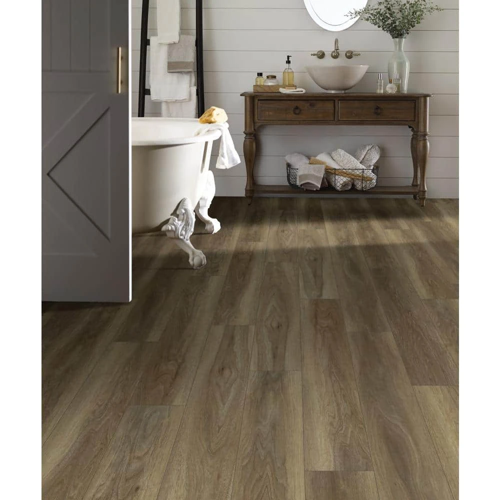 Sydney 7 in. W Clove Click Lock Luxury Vinyl Plank Flooring (18.91 sq. ft./case) by Shaw 2 Sydney 7 in. W Clove Click Lock Luxury Vinyl Plank Flooring (18.91 sq. ft./case) by Shaw - Image 2