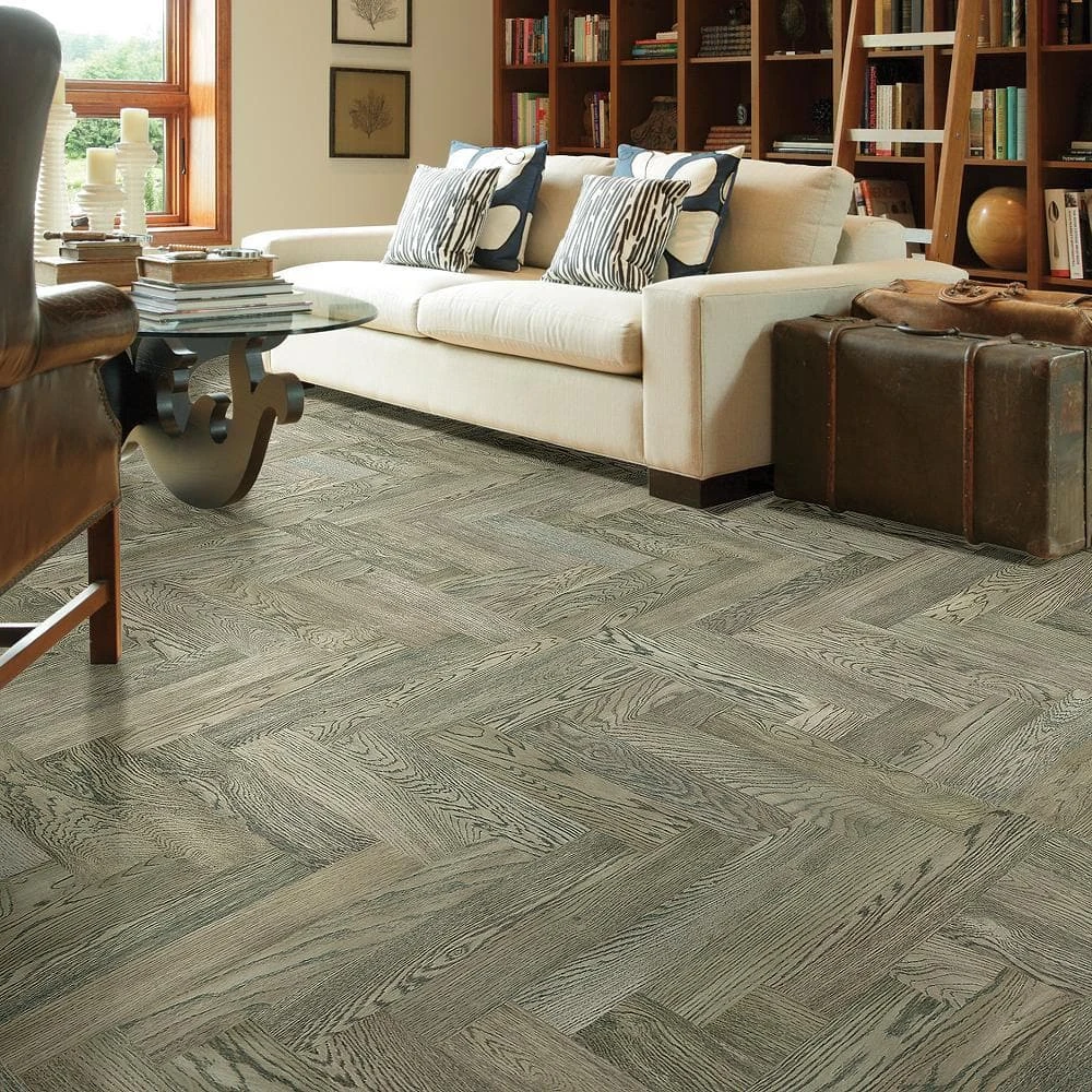 Rodeo Drive 5 in. W Coach Engineered White Oak Hardwood Flooring (27.9 sq. ft./case) by Shaw 2 Rodeo Drive 5 in. W Coach Engineered White Oak Hardwood Flooring (27.9 sq. ft./case) by Shaw - Image 2