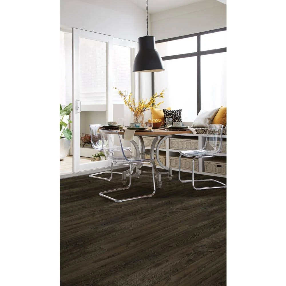 Primavera 7 in. W Coffee Click Lock Luxury Vinyl Plank Flooring (18.91 sq. ft./case) by Shaw 2 Primavera 7 in. W Coffee Click Lock Luxury Vinyl Plank Flooring (18.91 sq. ft./case) by Shaw - Image 2