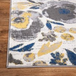 Cream 2 ft. x 7 ft. Vintage Modern Floral Runner Rug by World Rug Gallery 12 Cream 2 ft. x 7 ft. Vintage Modern Floral Runner Rug by World Rug Gallery -Shaw stor online cream world rug gallery area rugs 2075cream2x7 1f 1000
