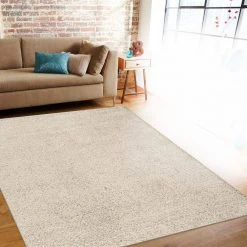 Soft Solid Cozy Shag Cream 3 ft. 3 in. x 5 ft. Indoor Area Rug by World Rug Gallery 7 Soft Solid Cozy Shag Cream 3 ft. 3 in. x 5 ft. Indoor Area Rug by World Rug Gallery -Shaw stor online cream world rug gallery area rugs 2700cream3x5 31 1000