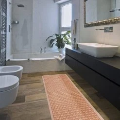 Natural Border Cream 18 in. x 47 in. Anti-Fatigue Standing Mat by World Rug Gallery 10 Natural Border Cream 18 in. x 47 in. Anti-Fatigue Standing Mat by World Rug Gallery -Shaw stor online cream world rug gallery kitchen mats 1015cream18x47 1f 1000