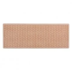 Natural Border Cream 18 in. x 47 in. Anti-Fatigue Standing Mat by World Rug Gallery