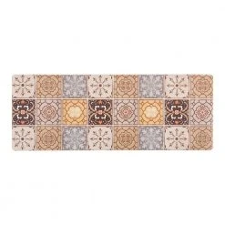 Tile Cream 18 in. x 47 in. Anti-Fatigue Standing Mat by World Rug Gallery