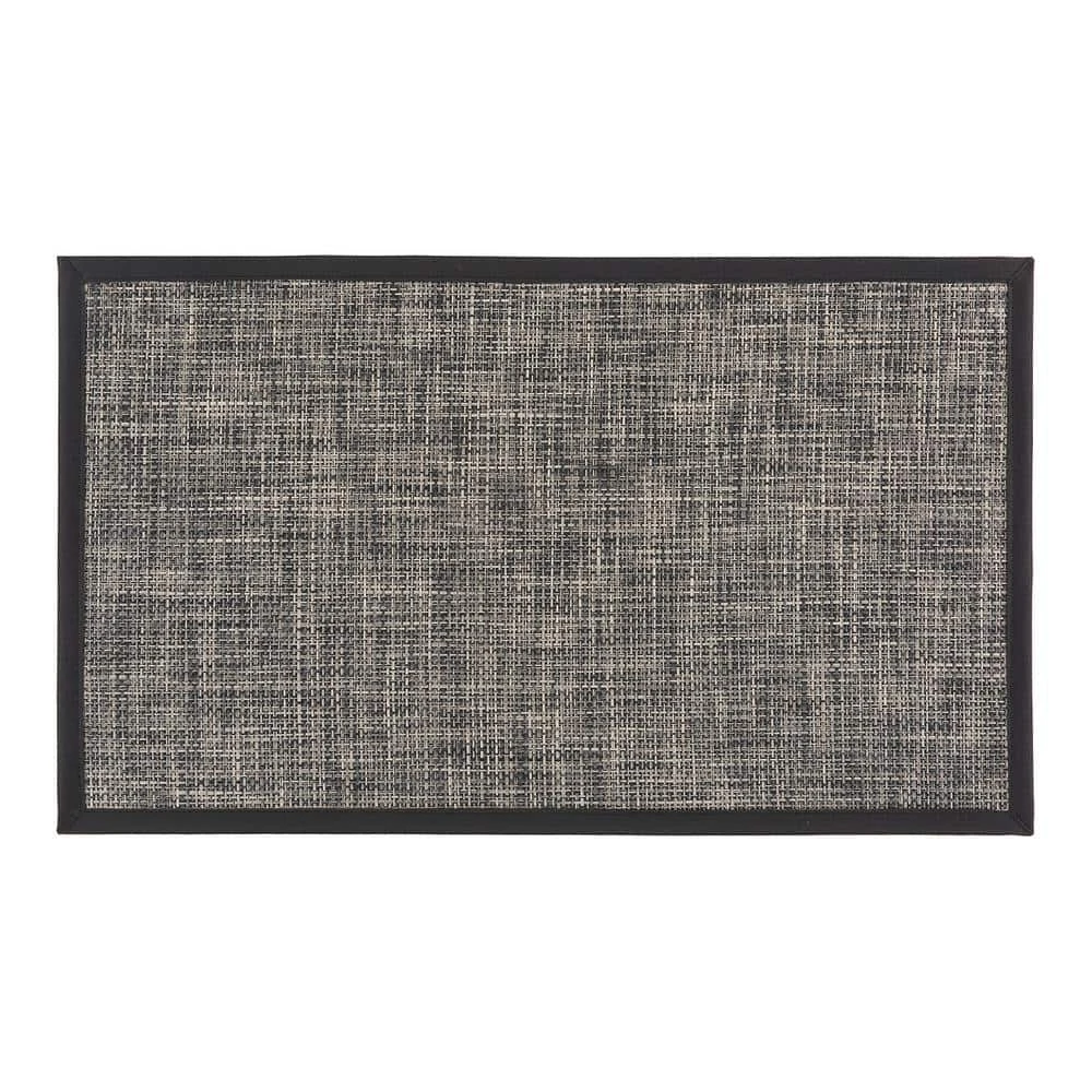 Basketweave Textline Dark Gray 18 in. x 30 in. Anti-Fatigue Standing Mat by World Rug Gallery 1 Basketweave Textline Dark Gray 18 in. x 30 in. Anti-Fatigue Standing Mat by World Rug Gallery