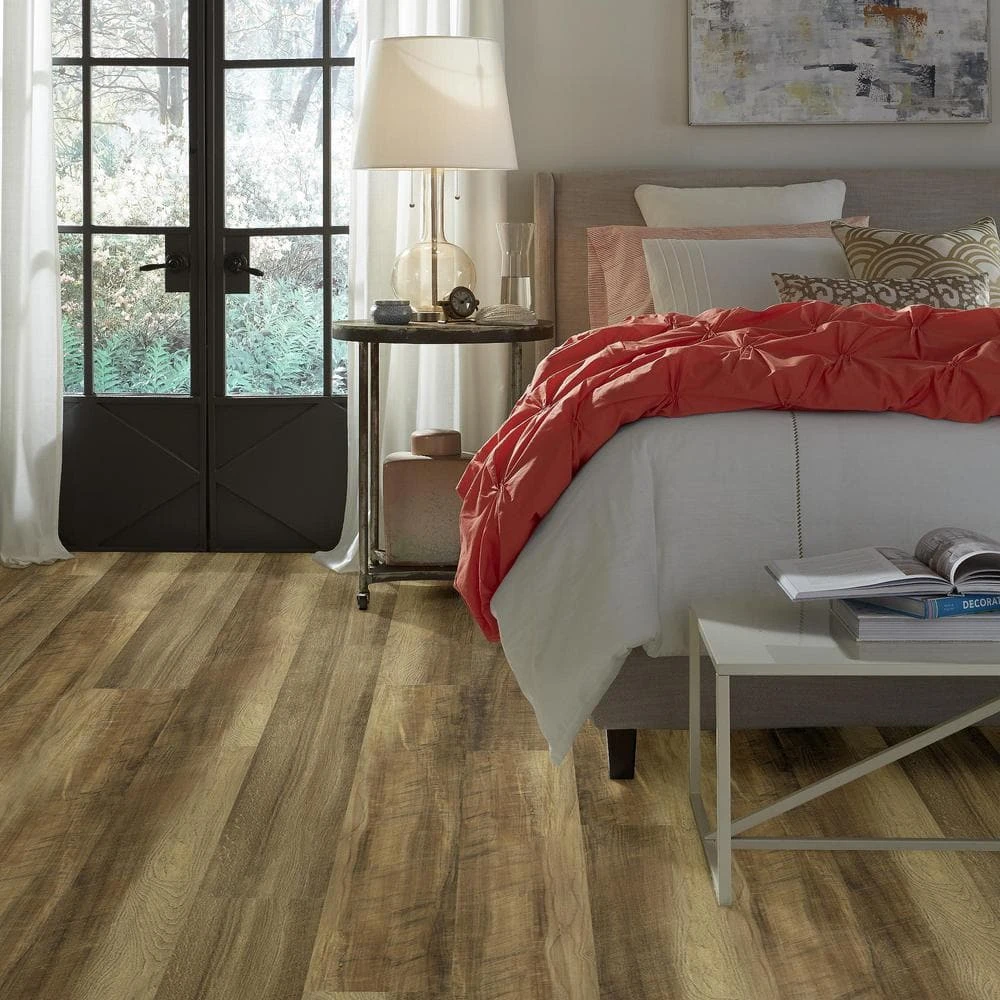 Jefferson 7 in. W Golden Click Lock Luxury Vinyl Plank Flooring (18.68 sq. ft./case) by Shaw 2 Jefferson 7 in. W Golden Click Lock Luxury Vinyl Plank Flooring (18.68 sq. ft./case) by Shaw - Image 2