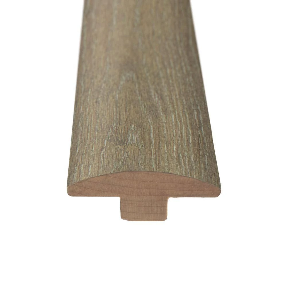 Boardwalk Gravel 11/32 in. T x 2 in. W x 78 in. L T-Molding by Shaw 3 Boardwalk Gravel 11/32 in. T x 2 in. W x 78 in. L T-Molding by Shaw - Image 3