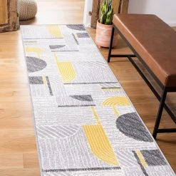 Gray 2 ft. x 7 ft. Contemporary Modern Abstract Runner Area Rug by World Rug Gallery 10 Gray 2 ft. x 7 ft. Contemporary Modern Abstract Runner Area Rug by World Rug Gallery -Shaw stor online gray world rug gallery area rugs 2074gray2x7 c3 1000