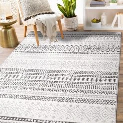 Gray 5 ft. x 7 ft. Distressed Boho Geometric Modern Area Rug by World Rug Gallery 17 Gray 5 ft. x 7 ft. Distressed Boho Geometric Modern Area Rug by World Rug Gallery -Shaw stor online gray world rug gallery area rugs 2080gray5x7 31 1000