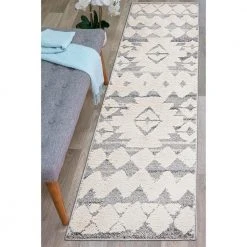 Tribal Southwestern High-Low Gray 2 ft. x 7 ft. Runner Area Rug by World Rug Gallery 10 Tribal Southwestern High-Low Gray 2 ft. x 7 ft. Runner Area Rug by World Rug Gallery -Shaw stor online gray world rug gallery area rugs 4019gray2x7 c3 1000