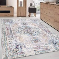 Boho Abstract Vintage Oriental Gray 7 ft. 10 in. x 10 ft. Area Rug by World Rug Gallery -Shaw stor online gray world rug gallery area rugs 6020gray8x10 31 1000