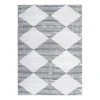 Gray 7 ft. 10 in. x 10 ft. Contemporary Diamond Machine Washable Area Rug by World Rug Gallery